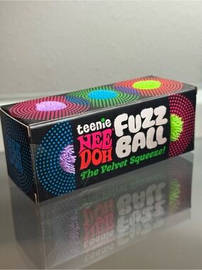 SHIPS TODAY! Teenie NeeDoh Fuzz Ball 3 pack Squishy Fidget TikTok Viral Toy NEW